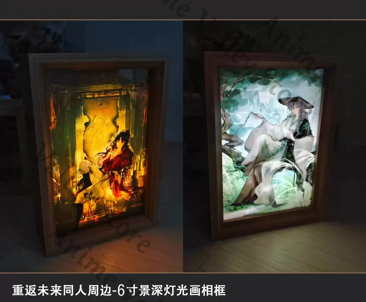 

Anime Reverse:1999 Paper Heron Windsong Cosplay Lighting Art Photo Frame Night-light Cartoon Picture Frames Night Light Gift
