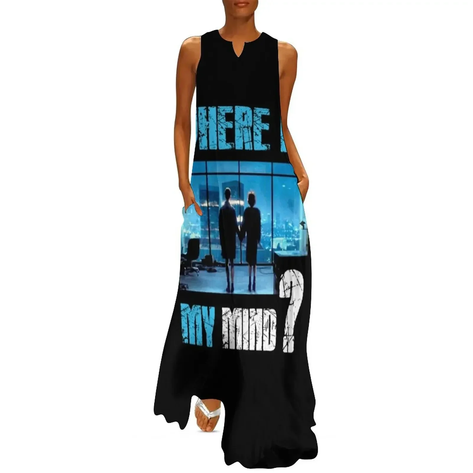 

Where is my mind Long Dress Female dress clothes bandage dress