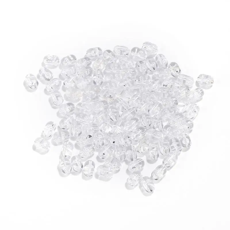 100 قطعة الصيد الشفاف الصليب الخرز البلاستيك خفيفة الوزن يطفو كرات مزدوجة اللؤلؤ متوهجة الكرة الكارب الصيد المحيط قارب أداة