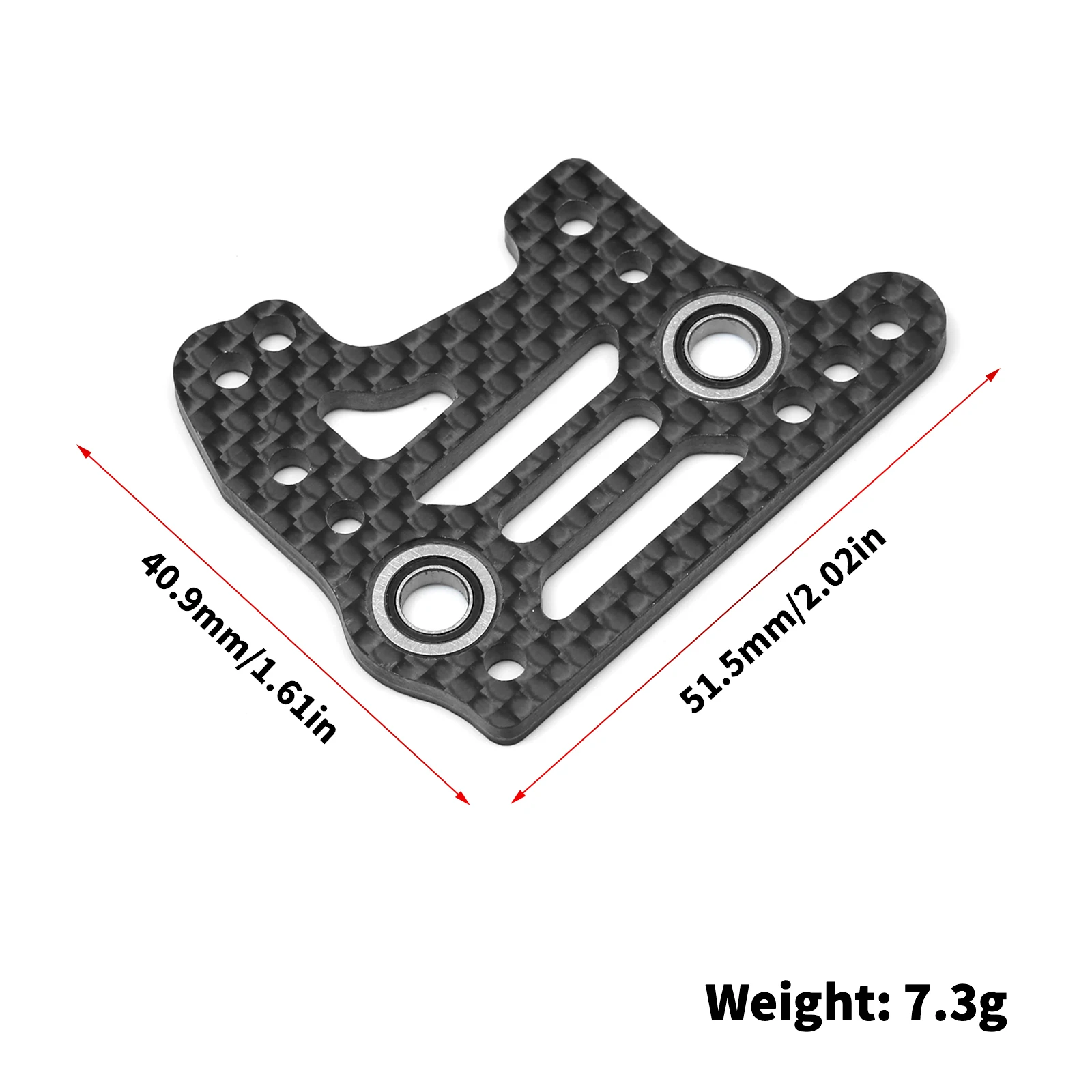 Premium Graphite Gearbox Plate with Bearing For 1/10 Scale RC Buggy Kyosho MP11 TO-267-MP11 Racing RC Car Spare Accessory