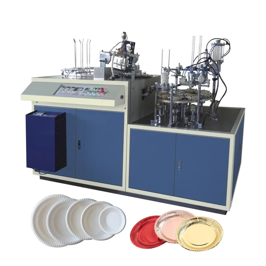 Factory price paper plate pressing machine disposable paper dish making machine for sales