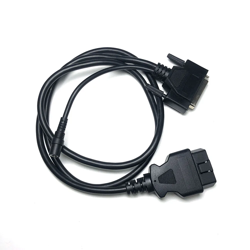 For T300 Key Programmer Main Cable T300+ Key Maker OBD2 16PIN TO 25PIN  Cable  DB25 Pin Wire for T300 Dianogstic OBD Cable