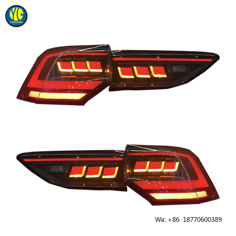 YU GUANG for Volkswagen 2020-2024 GOLF 8 Upgrade Tail Light Modified VW Golf 8.5 VW MK8 Taillight LED LED Back Light Stop Lamp