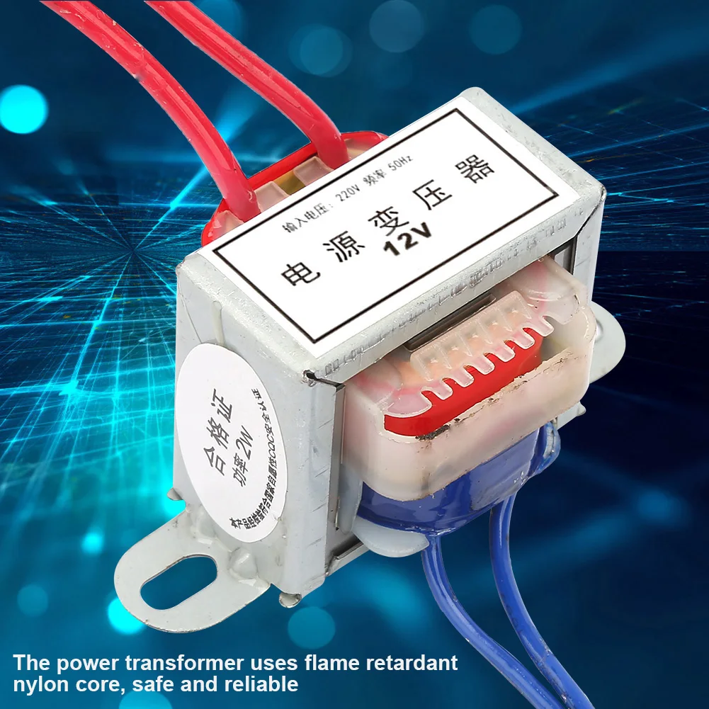 AC 12V/24V Output Voltage 2W Input 220V 50Hz Single Power Supply Power Converter Low-Frequency Isolated Power Transformer