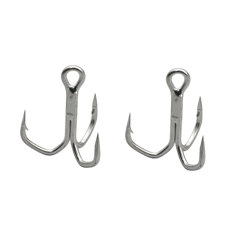 

Custom High Quality Carbon Steel Tin Plating Triple Hooks Saltwater 3x Treble Hook Fishing