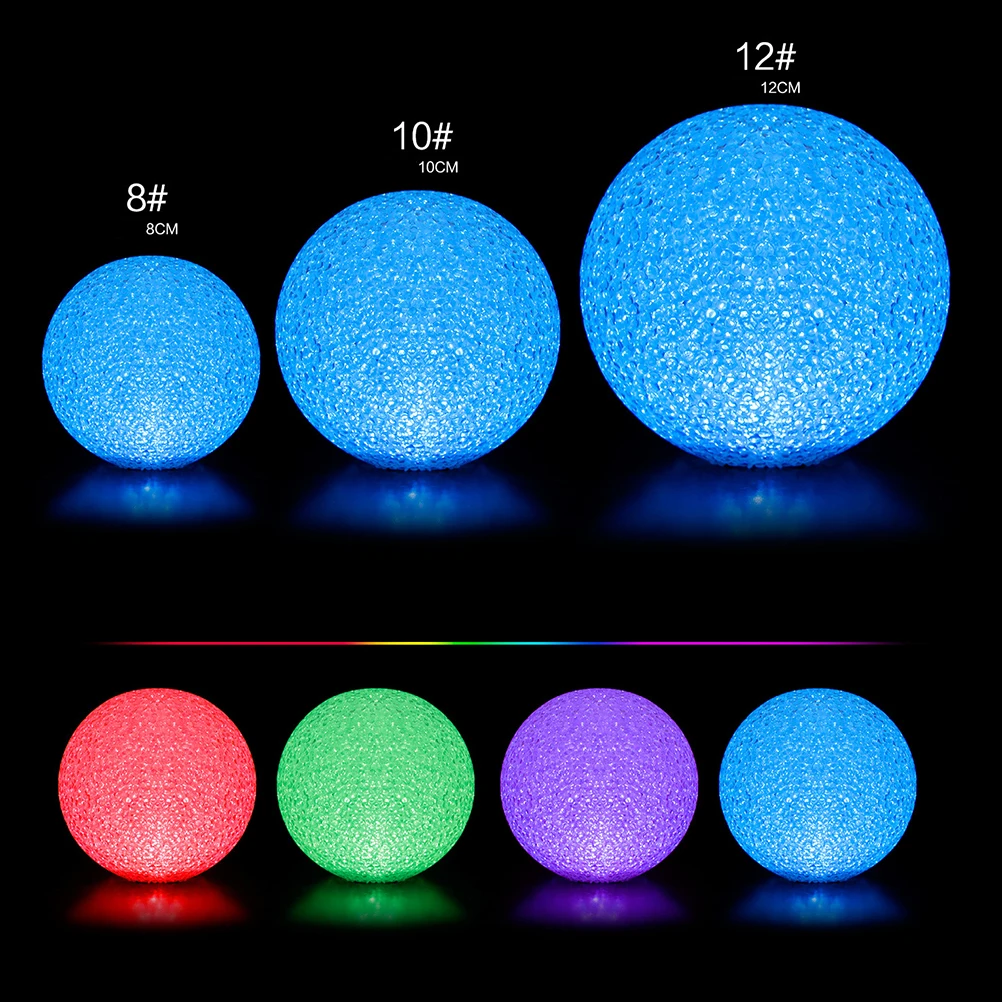 

Crystal Ball Night Light Colorful Gradient Lamp Decorative Table Glowing Toy Luminous Ecofriendly Durable Bedroom Office Nursery