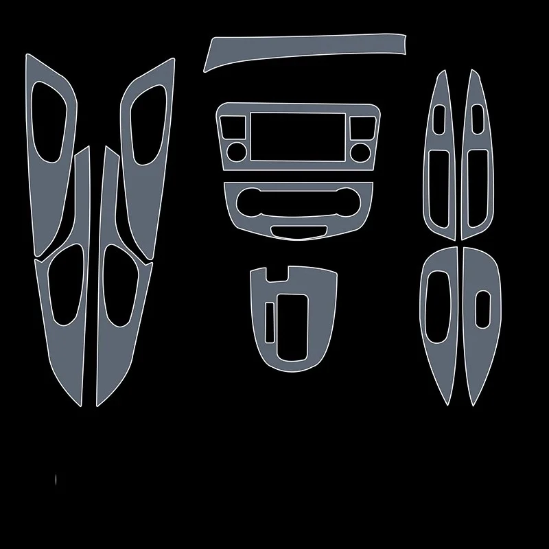 لنيسان قاشقاي 2017-2018 لوحة القيادة الوسائط المتعددة الملاحة شفافة المضادة للخدش طبقة حماية تعديل #3