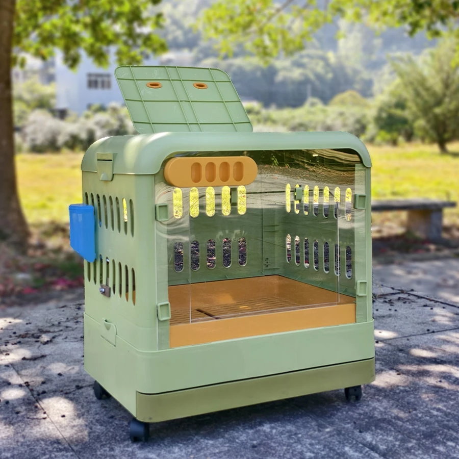 

NEW Rabbit Cage a Portable Pet Cage with Drawer for Household Use