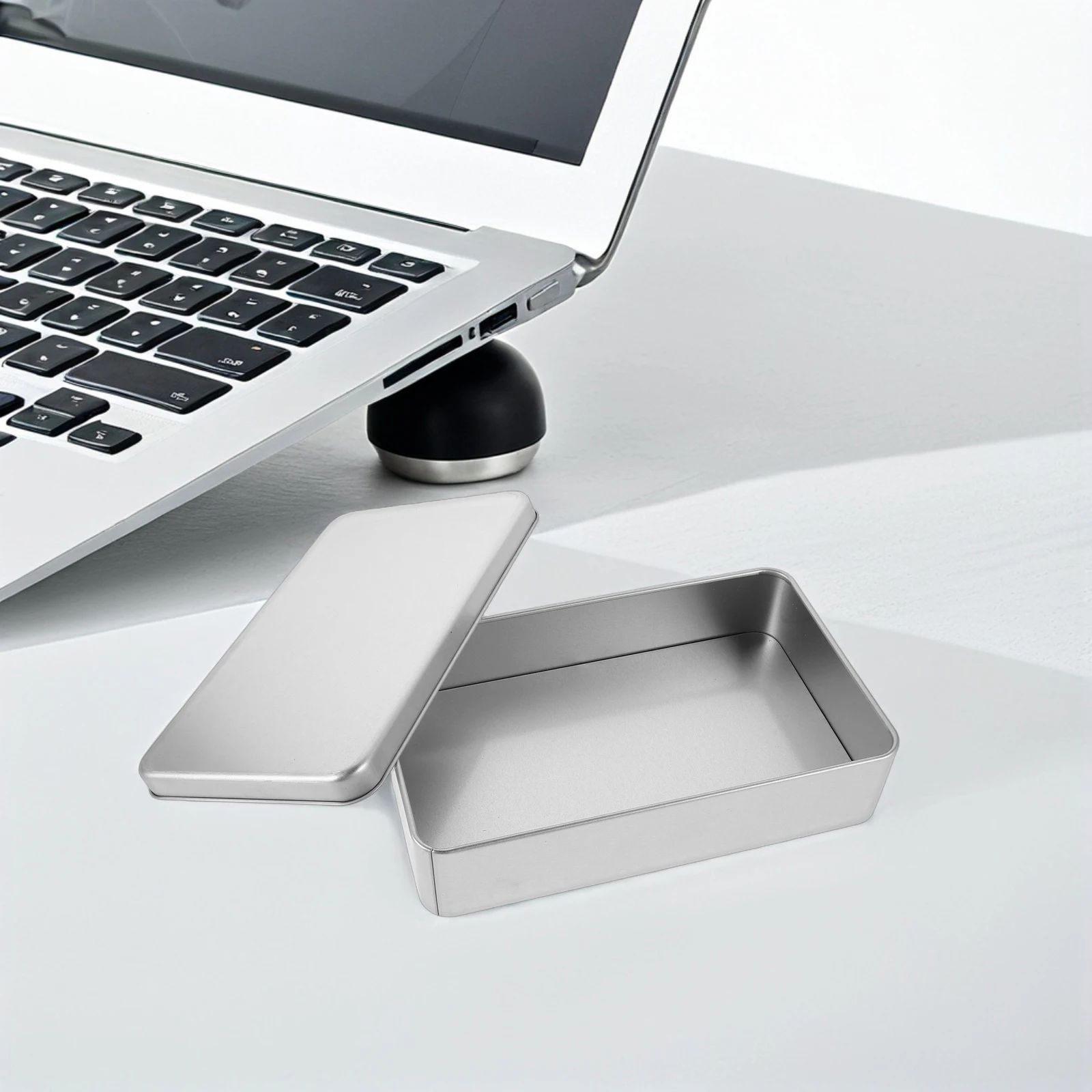 

2 Pcs Stylish Rectangular Coin Storage Box With Lid Portable Cash Tray For Travel And Business Use Secure Money Saving Container