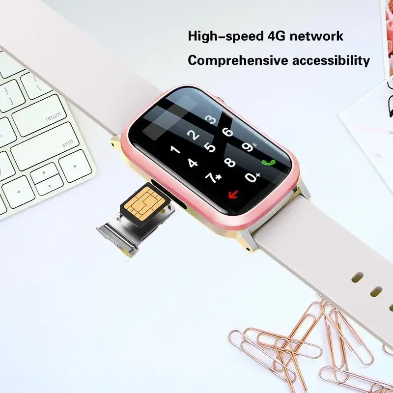 4G Kids ساعة ذكية بطاقة SIM على مدار الساعة مقاوم للماء في الوقت الحقيقي GPS موقع الهاتف كاميرا مكالمة فيديو SOS الأطفال ساعة ذكية للسلامة