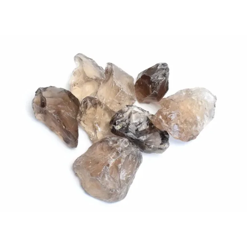 200g Bulk Natural Smoky Quartz Semi-precious Rough Stones Rock Crystal Reiki Healing Metaphysical Raw Stone with a Free Pouch