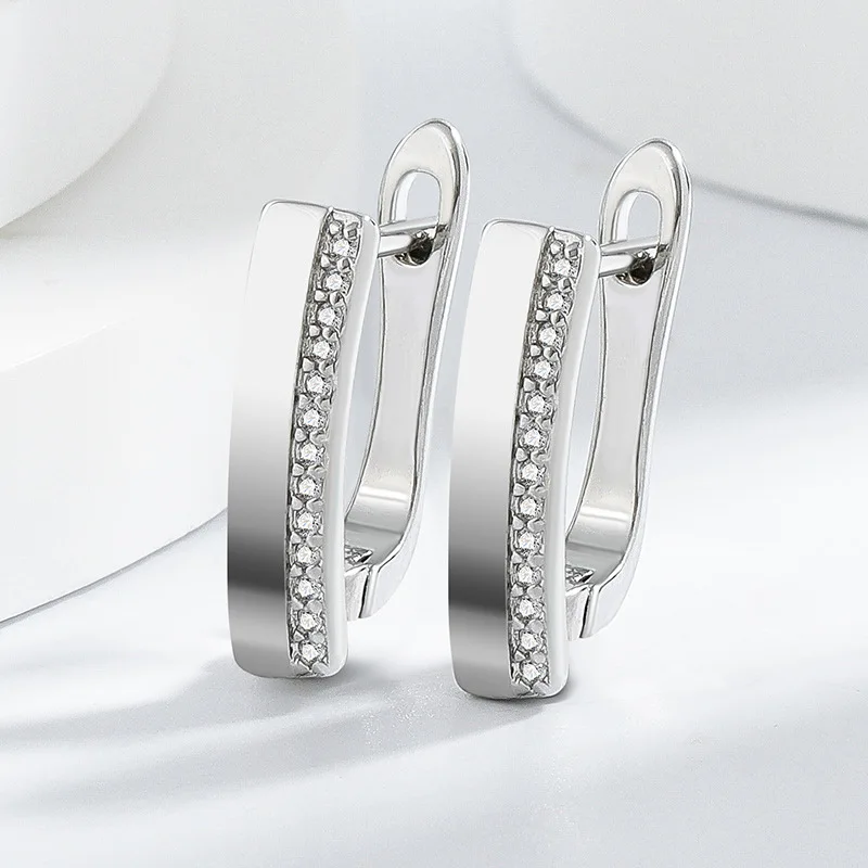 Japanese and Korean fashion earrings - 925 sterling silver - elegant and exquisite jewelry for ladies - perfect gift