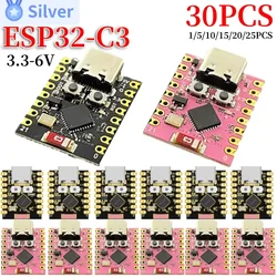 1-30PCS ESP32-C3 DIY Electronics Development Board Wireless WiFi Bluetooth ESP32 SuperMini Dev Board 3.3-6V Power Supply