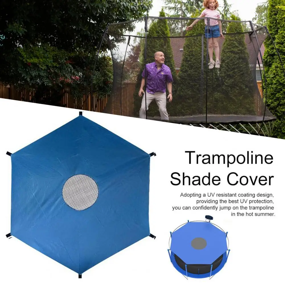 

Trampoline Roof Cover Outdoor Trampoline Sunshade Canopy Cover for Sun Protection Weatherproof Tarpaulin Tear-resistant