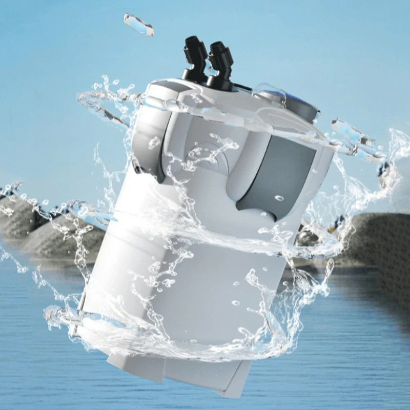 

Внешний бесшумный фильтр для аквариума с большим потоком, для прудов и больших аквариумов, очиститель воды для аквариумов