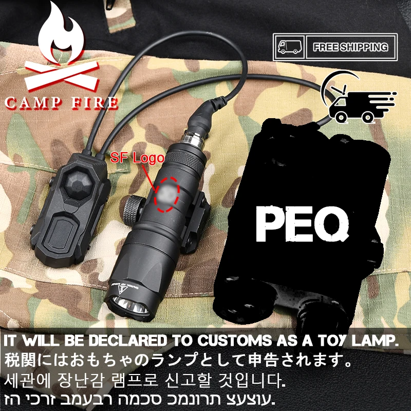 

Surefir UHP PEQ 15 M300A M600C Flashlight M300 M600 Battery box AXON Dual Control Function Switch Fit 20MM Rail Camping Lamp