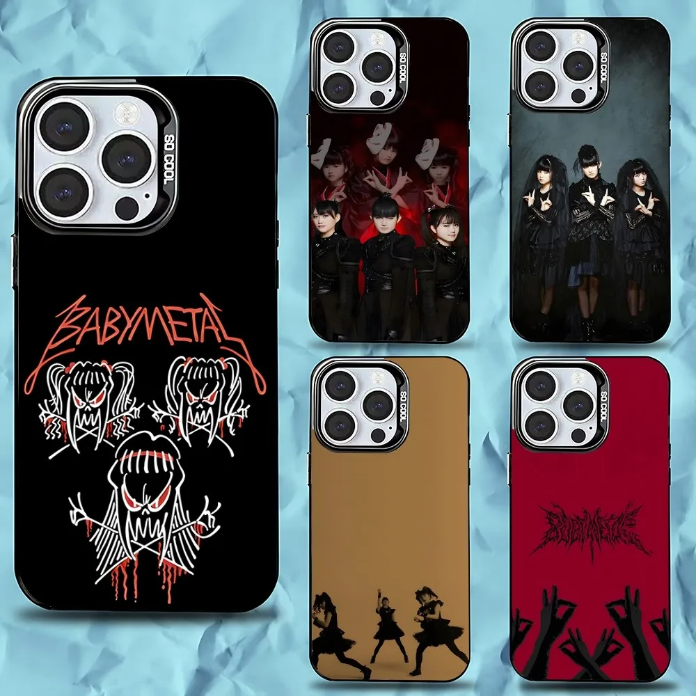 

BABYMETAL Rock Band Phone Case For iPhone 16,15,14,13,12,11,Pro,Max,Plus,Mini,XS,SE Anti Fall Black Matte Hard Bumper