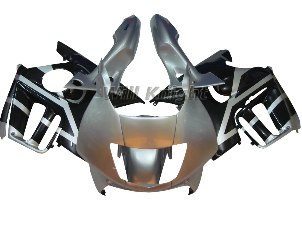 

Intelligent Library Silver Black Complete Motorcycle Fairing Kit For Honda CBR 600 F3 1997 1998