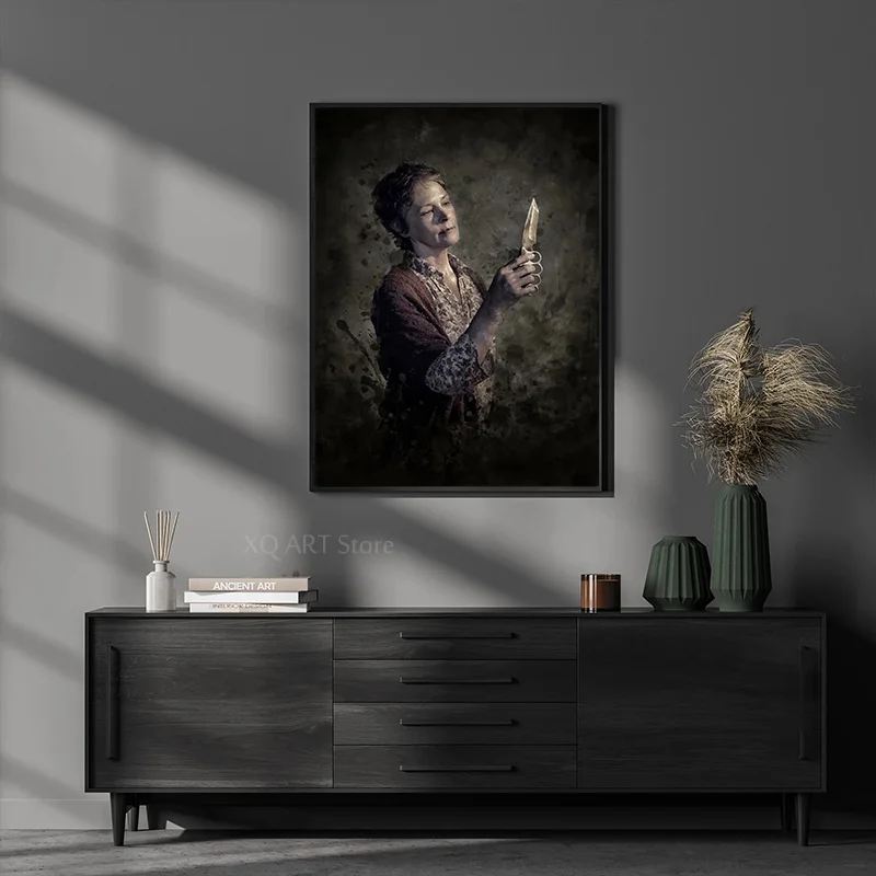 Classic American Zombie Movie TV The Walking Dead Art Wall Picture Canvas Painting And Print Poster For Living Room Home Decor view 5