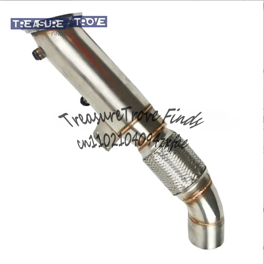 ماسورة عادم من الفولاذ المقاوم للصدأ مناسبة لسيارات BMW B58 M240i 340i 440i 540i