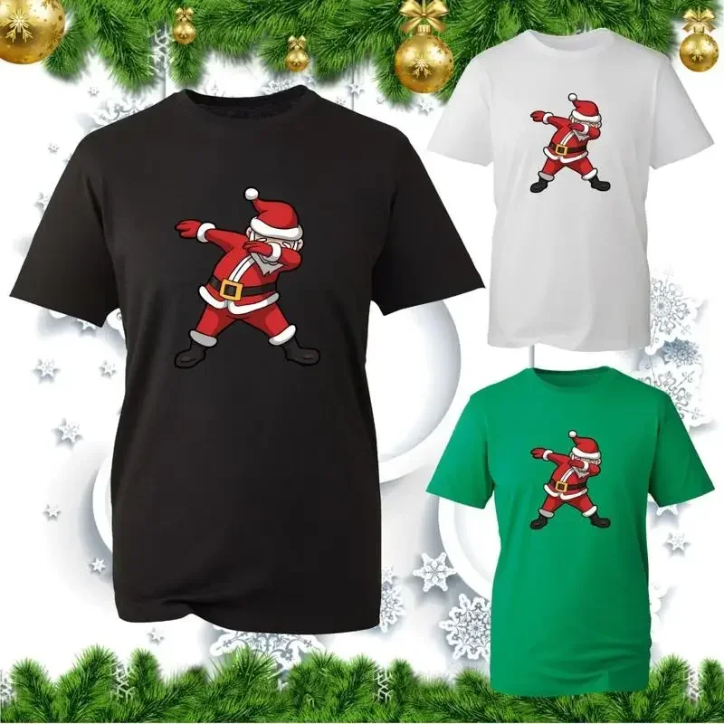 Santa Claus Dabbing Merry Christmas T Shirt Funny Dab Dancing Xmas Top
