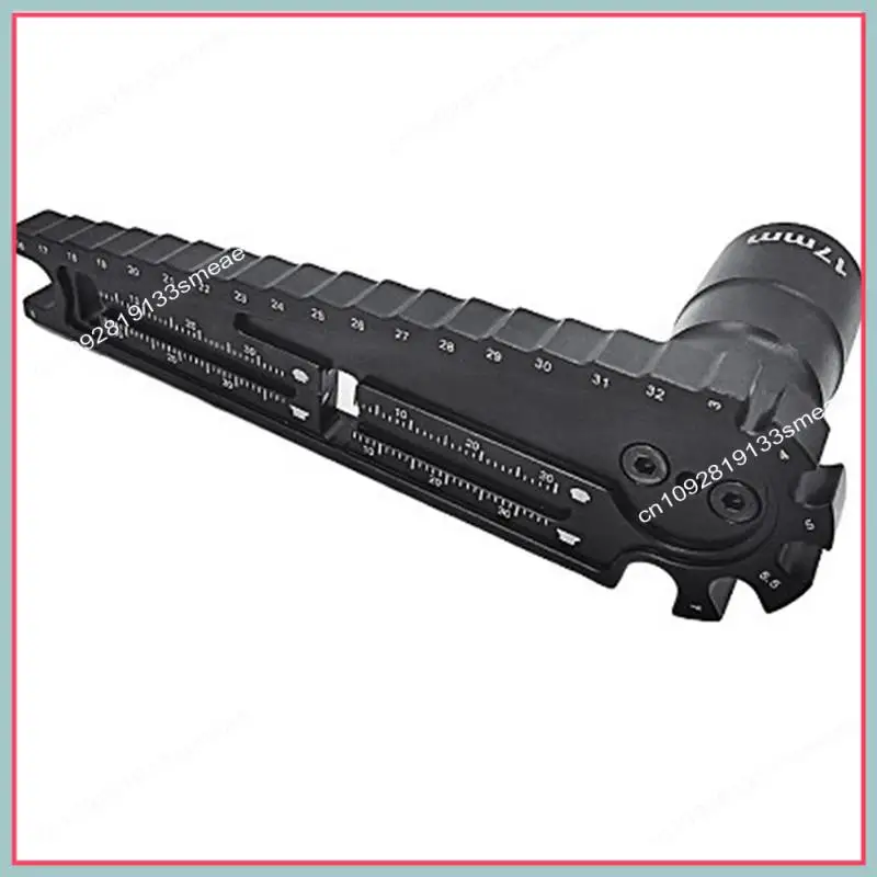 N94R Multifunction 17Mm 8Mm HEX Nuts Installation Tool Vehicle Height Adjustment Wrench Screw Length Measurement For RC Car