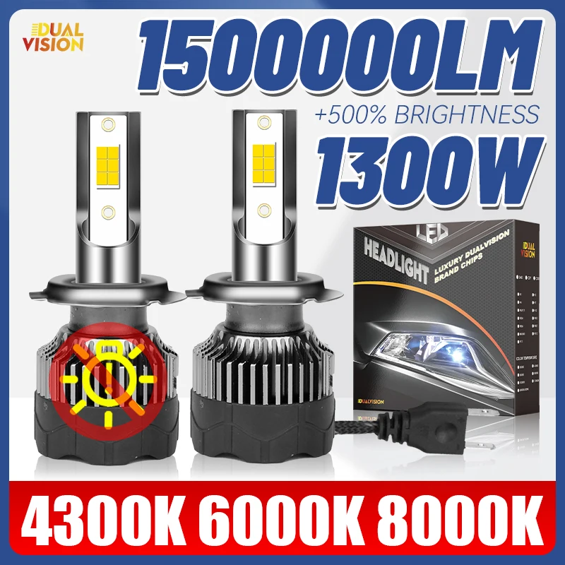 1300W H4 Led Headli… - image