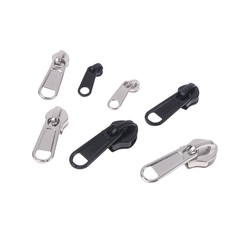 5/8Pcs 4 Sizes Universal Instant Fix Zipper Repair Replacement Slider Zippers For Sewing Clothes Bag Luggage Fix Repair