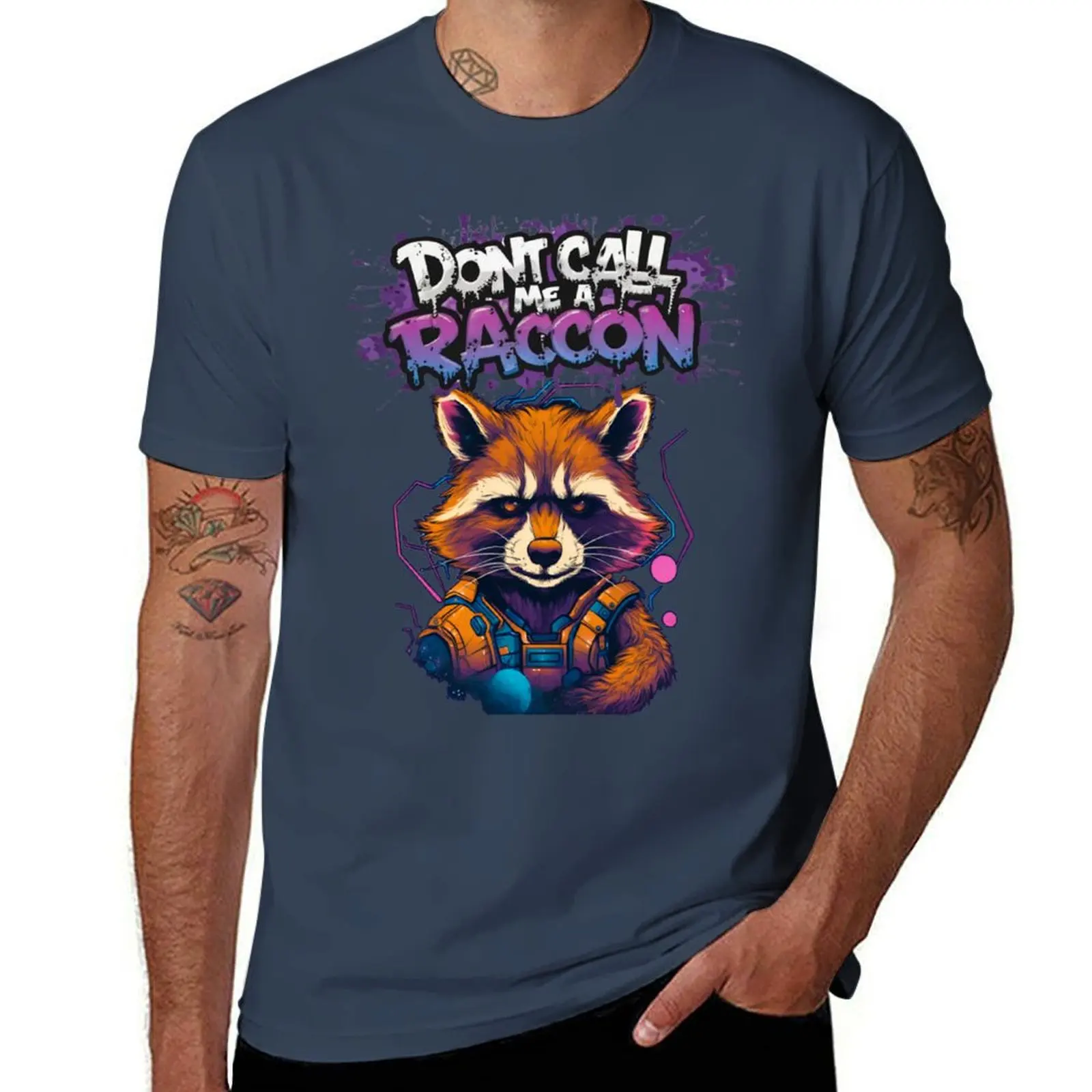 Dont Call Me a Raccoon T-Shirt sweat shirts graphic tee valentines clothes basketball graphic tees mens graphic t-shirts hip hop