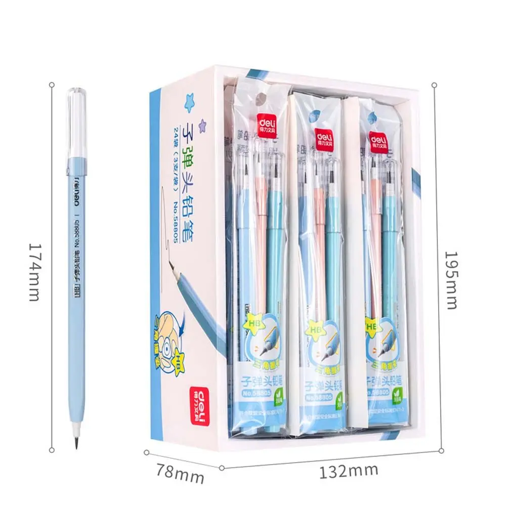 School Supplies Replace the Pencil Lead Non-sharpening Stationery Writing Pencils Mechanical Pencil HB Pencils With Refill