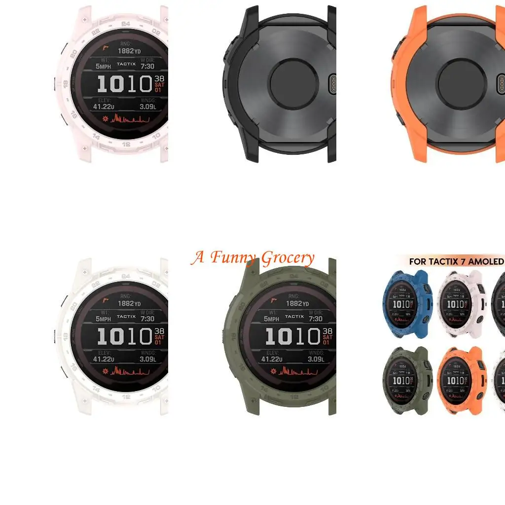 

652E Protective Case Watchcase for Tactix 7 Amoled Full Cover Silicone Protector