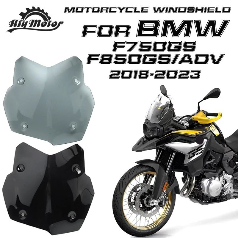 F750GS Motorcycle Windscreen Windshield thicken Wind Shield Screen For BMW F850GS F 750 GS 2018-2023