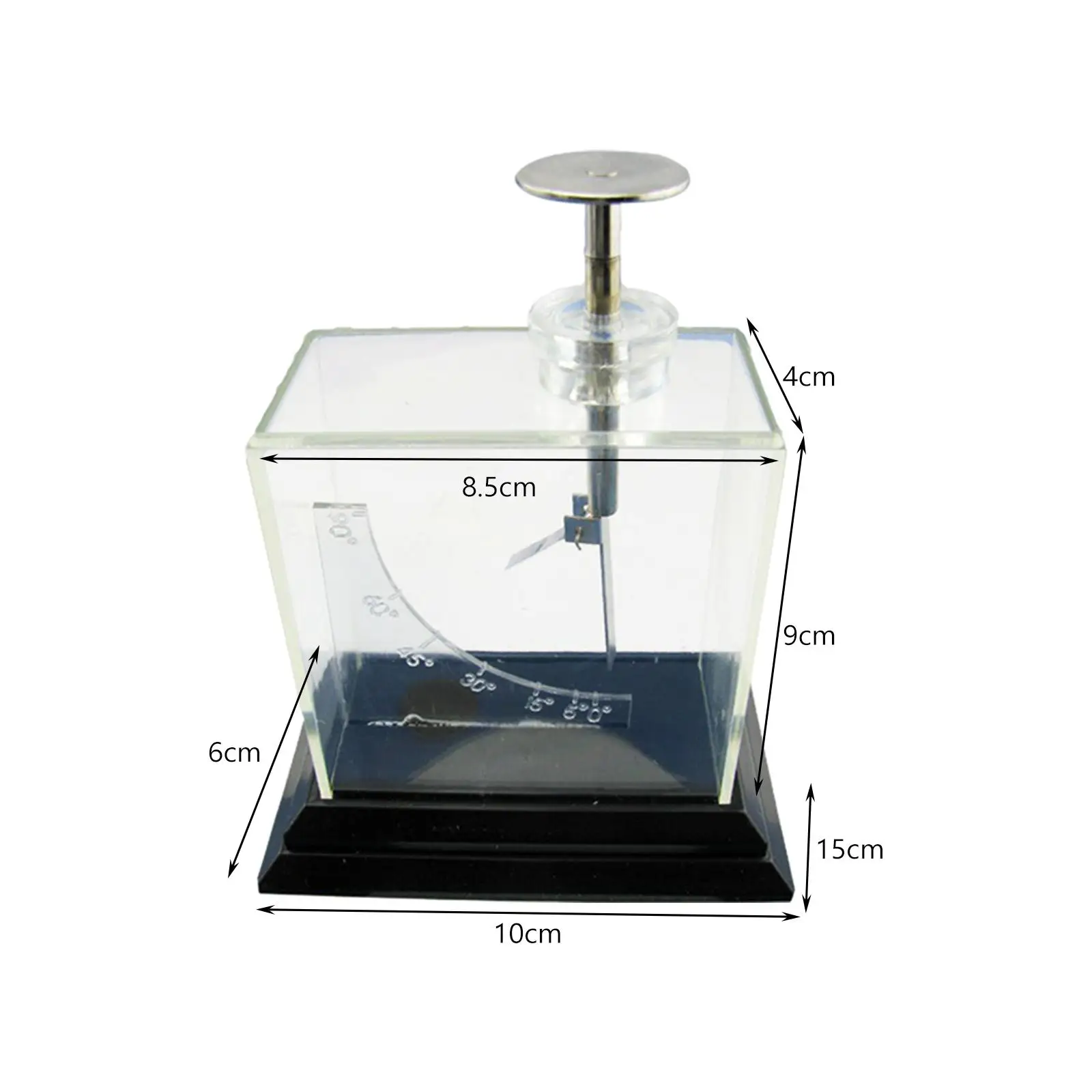 Leaf Electroscope Physical Experiment Physical Laboratory Test Set Experiment Equipment Teaching Aid for Labs Foil Electroscope