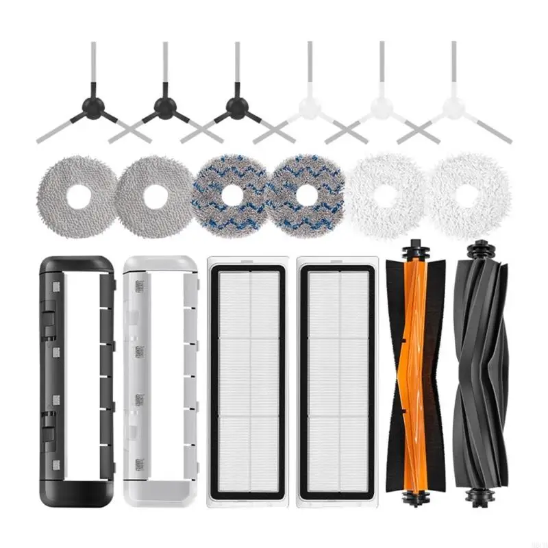 Kits reemplazo M6CB para aspiradora robótica W10S Robot Robot Cepillos laterales vacío Cepillo principal Filtros HEPA