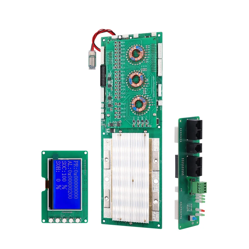 LWS Energy Storage Battery Management System Li-ion Smart BMS 16s with UART RS485 RS232 BMS Circuit Board