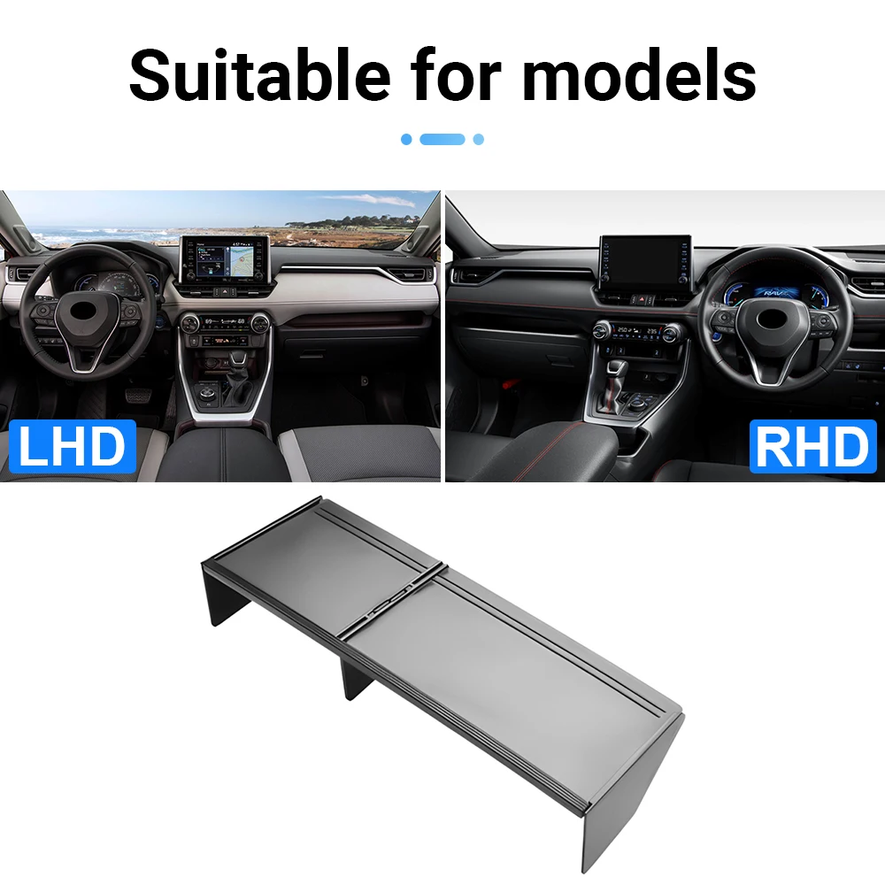 Für Toyota RAV4 XA50 Hybrid 2019 2020 2021 2022 2023 2024 2025 Handschuhfach-Teilung Erweiterung Aufbewahrungsorganizer Zubehör – Detail 1