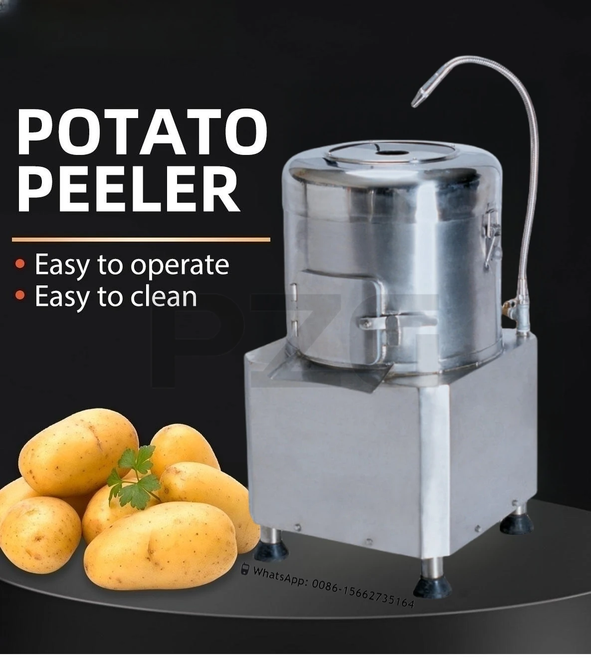 Automatic 8/15/30kg Potato Peeler Washing And Peeling Equipment Commercial Small Scale Potatoes Peeling Machine For Restaurant