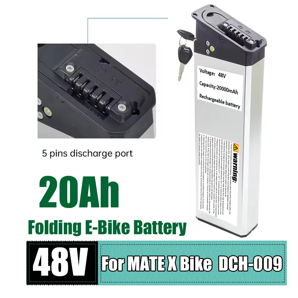 DCH-009 48V 17.5Ah 20Ah Replacement Battery for 2022 New Engwe EP-2 Pro Engine Pro Upgraded Version For MATE X Bike Battery
