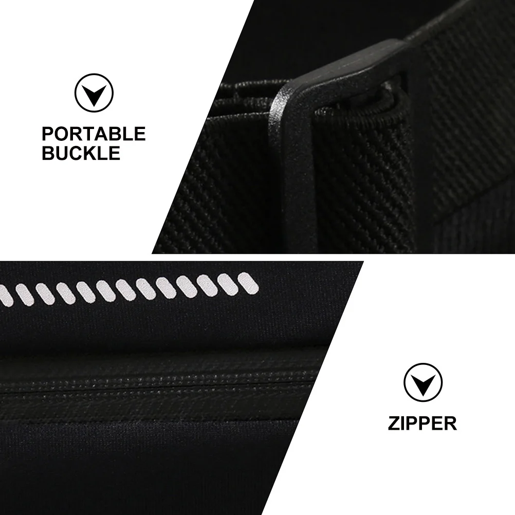 

Waterproof Outdoor Sports Waist Bag Dual Compartment 7 Inch Phone Storage Fanny Pack Multifunctional Rainproof Belt Bag Unisex