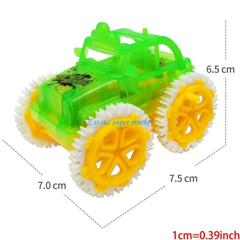 Coche camión 090B para niños, vehículos con motor fricción, tracción rotación 360 ​​grados, juguetes, camión, coche