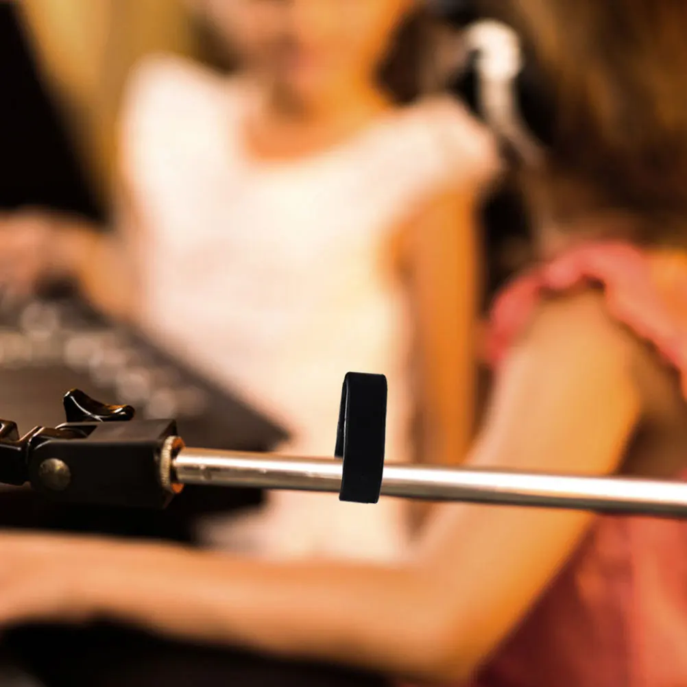 

15pcs Microphone Clips For Stands Universal Mic Cable Organizer Durable Plastic Clamp Cord Clips For Mic Stand Pole