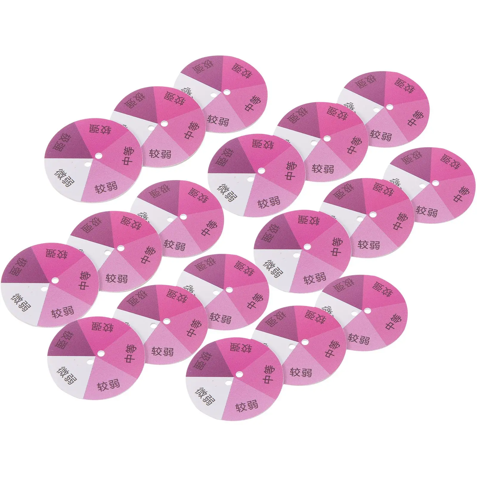 

20 Pcs UV Cards Testing Outdoor Rays Sun Plastic Identifying Papers Indicator