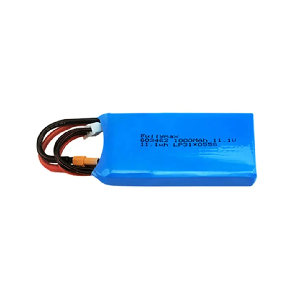 3S 11.1V Lipo Battery For XK x450 FPV RC Airplanes Spare Parts 11.1V 1100mAh/1300mAh Batteries For x450