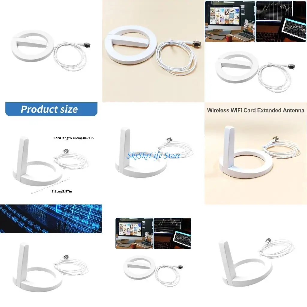 

E65E Omnidirectional Antennae Extension Cable SMA Connection For Wireless WIFI Card
