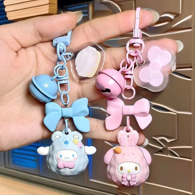 

MINISO Sanrio Kuromi My Melody Cinnamoroll Kawaii аниме мультфильм брелок школьная сумка кулон автомобильные подвесные украшения подарок для девочек