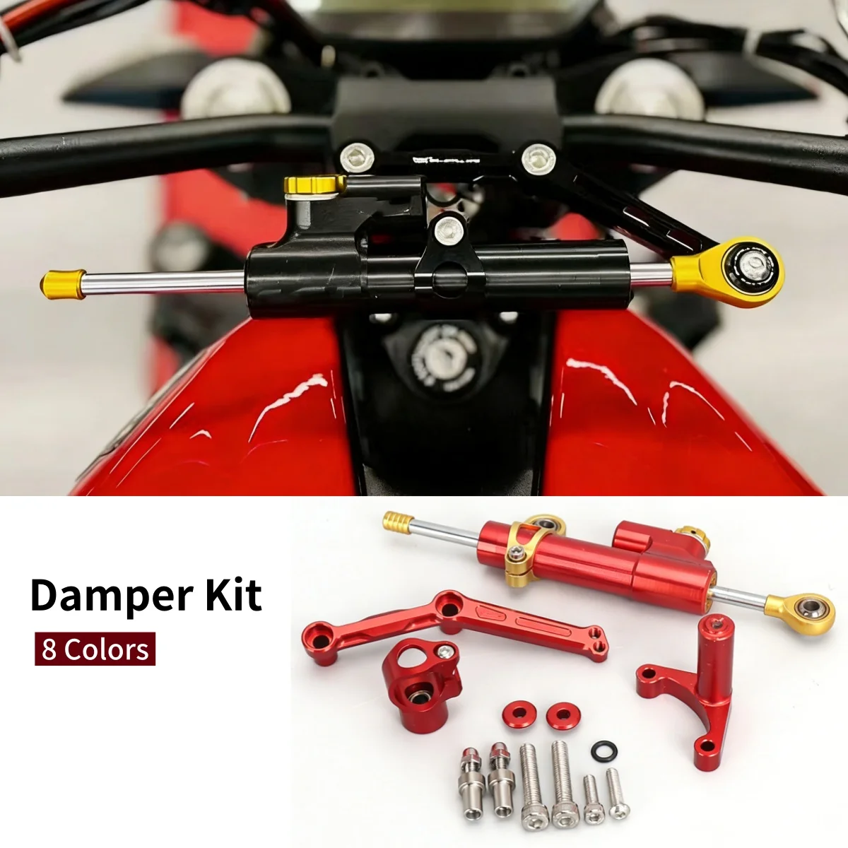 

Регулируемый стабилизатор рулевого управления для мотоцикла, кронштейн-держатель для Ducati Monster 797 821 MONSTER 1200 1200S 2014-2021