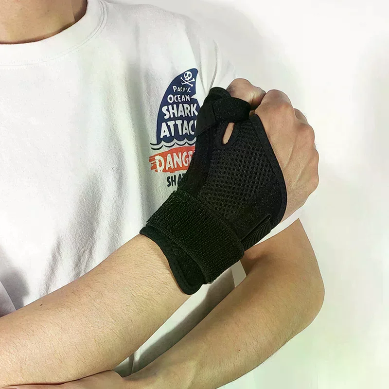 

1Pcs Thumb Wrist Brace Wraps Carpal Tunnel Arthritis Tendonitis Sprain Wristband