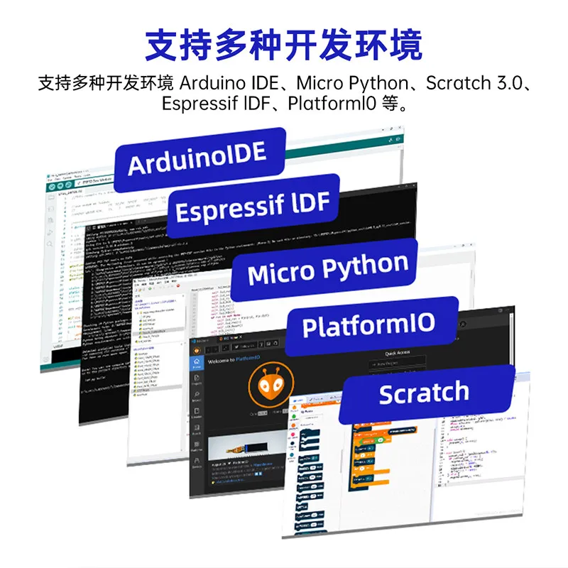 Wi-Fi and Bluetooth module with 3.2-inch TFT touch screen, 240*320 resolution