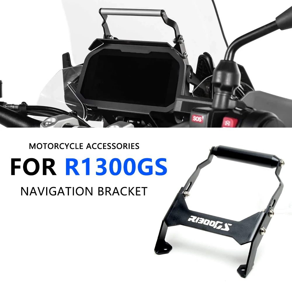 R1300GS New Mobile Phone GPS Navigation Handlebar Bracket Support Mount For BMW R 1300 GS R1300 GS GS1300 ADV Adventure 2024 25-