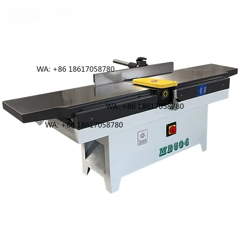 Single Side Surface Thicknesser Wood Jointer Planer Machine with Spiral Cutter Head Engine and Motor Core Components